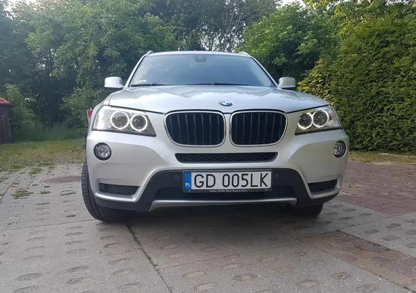 samochody osobowe BMW X3 cena 59900 przebieg: 99813, rok produkcji 2014 z Gdańsk